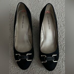 Bandolino Black Women’s Wedge Heels, Size 7